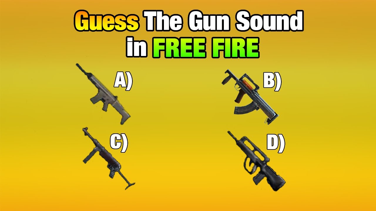  Part - 5 Guess the gun sound quiz challenge